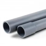 مواسير UPVC الوطني  ضغط 17.2 بار  مقاس 8 إنش سمك 12.9 مم لون رمادي