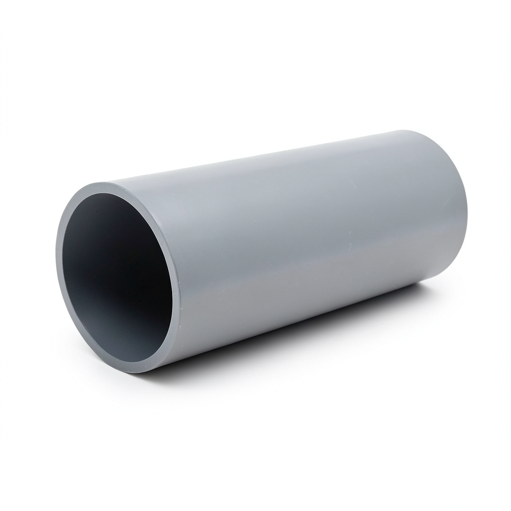 UPVC Pipes Nominal Pressure 4 Bar Outside Diameter 140 mm Thickness 2.8 mm Gray