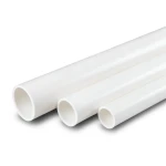 أنابيب UPVC سمك 2.49 مم SDR 17 مقاس 1.25 إنش لون أبيض
