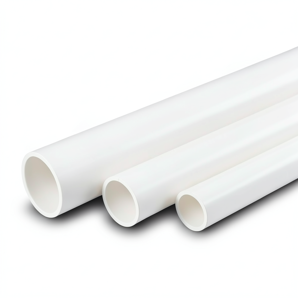 أنابيب UPVC مقاس 4 إنش سمك 3.5 مم SDR 32.5 لون أبيض
