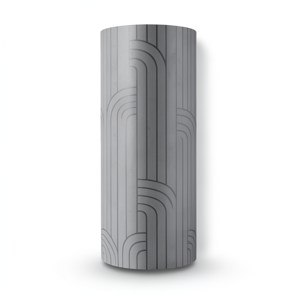 Geometric Wallpaper Gray Color 10m x 0.70m, Model Z76005