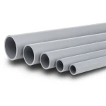 UPVC Pipes Nominal Pressure 4 Bar Outside Diameter 180 mm Thickness 3.6 mm Gray