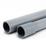 مواسير UPVC الوطني  ضغط 13.8 بار  مقاس 8 إنش سمك 10.4 مم لون رمادي