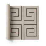 Geometric Wallpaper 10m x 0.70m Light Brown, Model Z76014