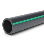 HDPE Pipe Pressure 9.8 Bar PE 63 Size OD 200 mm SDR 9 Black
