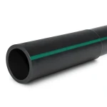 HDPE Plastic Pipe 9.8 Bar Pressure PE 63 Outer Diameter 280 mm SDR 9 Black