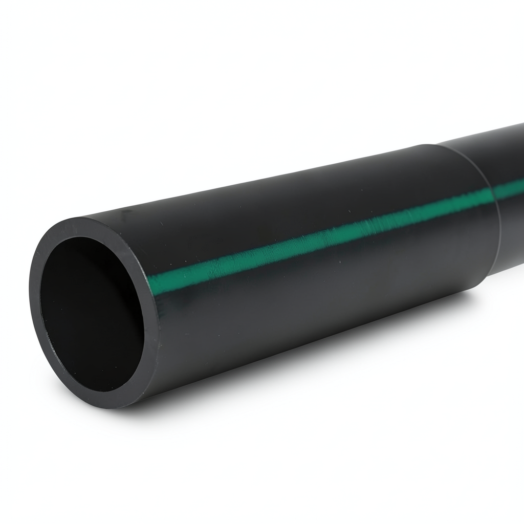 مواسير بلاستيك HDPE ضغط 9.8 بار PE 63 قطر خارجي 280 مم SDR 9 لون أسود