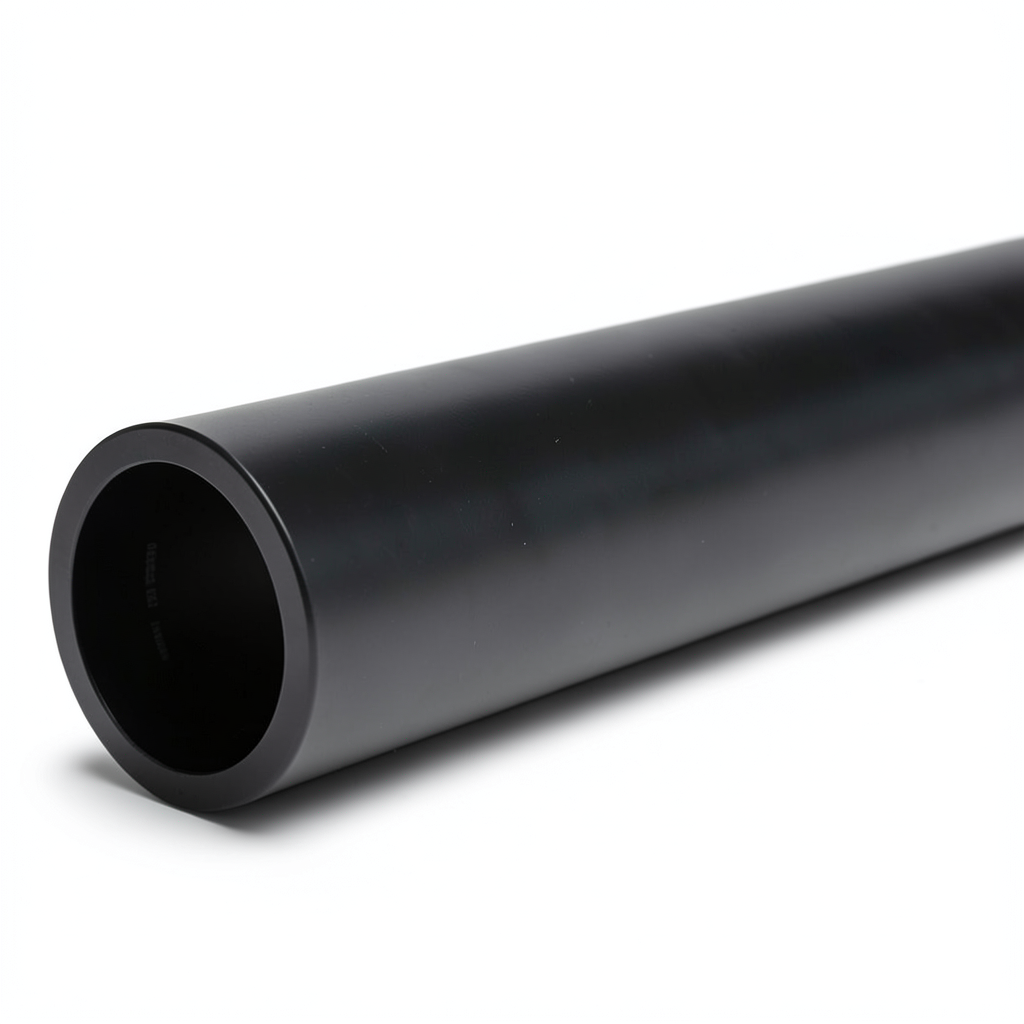 HDPE Plastic Pipe Pressure 9.8 Bar PE 63 Size OD 315 mm SDR 9 Black