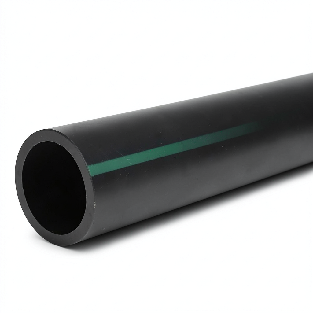 مواسير HDPE ضغط 9.8 بار PE 63 قطر خارجي 450 مم SDR 9 لون أسود