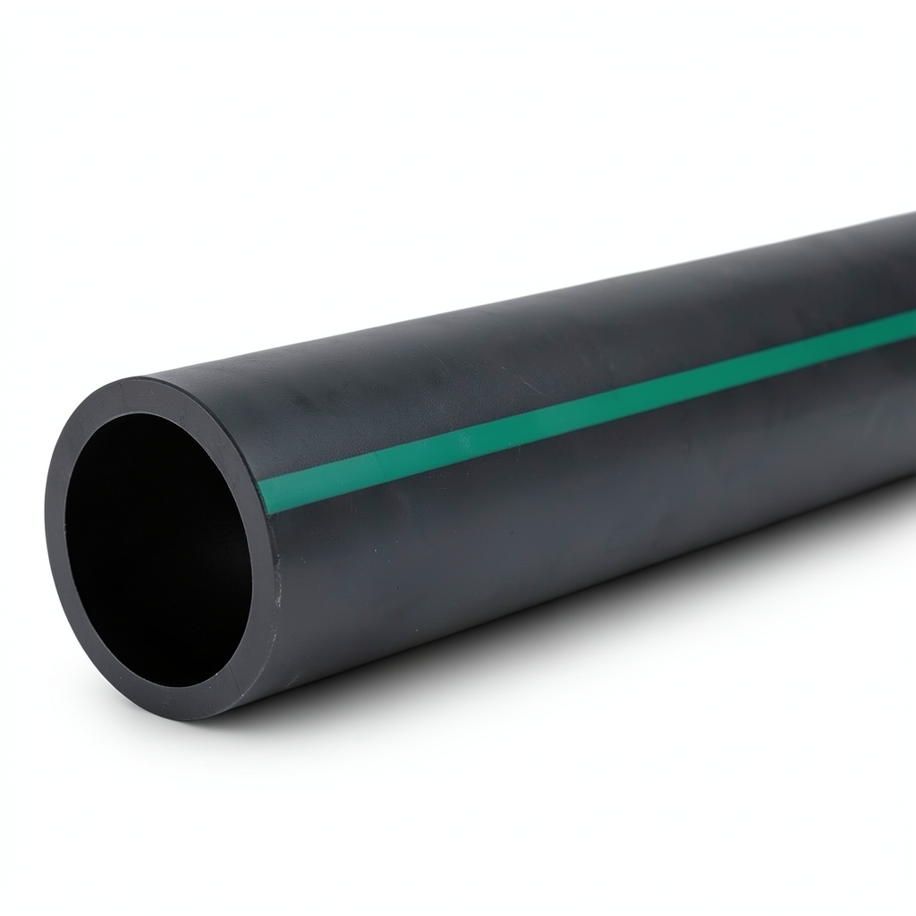 أنابيب HDPE ضغط 9.8 بار PE 63 قطر خارجي 500 مم SDR 9 لون أسود