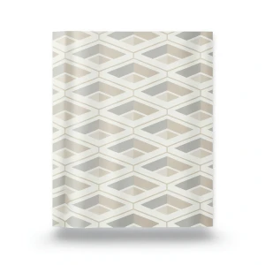 Italian Geometric Wall Covering 10m x 0.70m Light Beige, Model Z76003