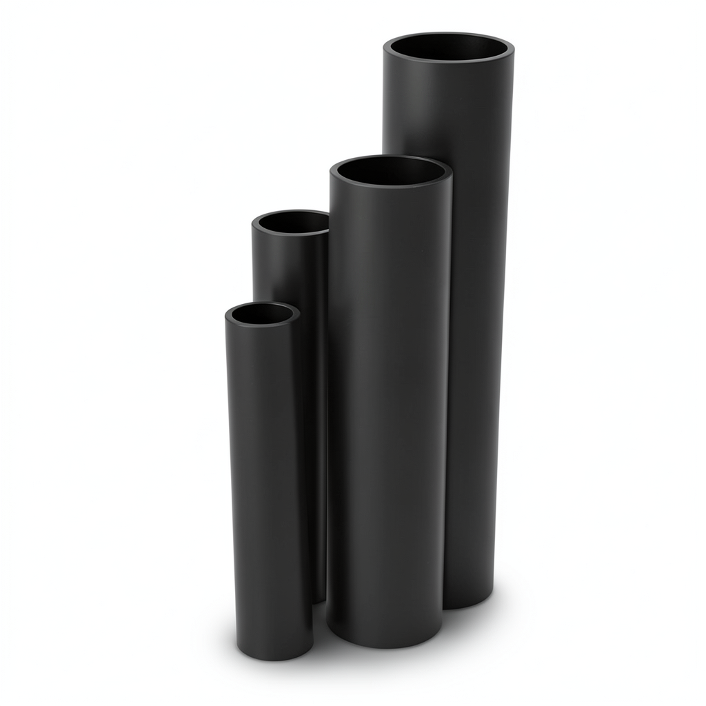 مواسير HDPE نسبة الأبعاد القياسية 11 قطر خارجي 32 مم سمك 2.9 مم أسود