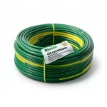 400 mm Stranded Copper Earthing Electric Wire, 450/750 Rated Voltage, PVC Insulation, Green/Yellow | Riyadh Cables
