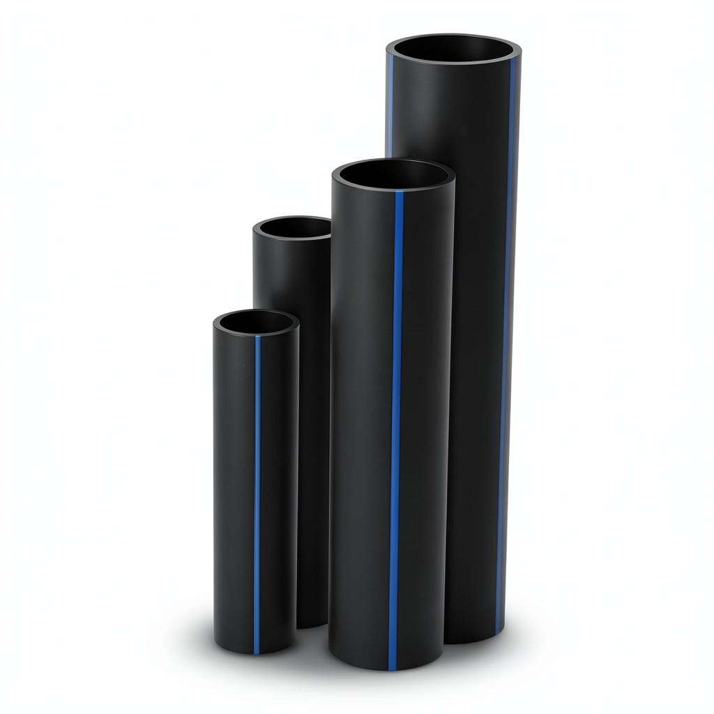 Al-Jawdah HDPE Pipes SDR 11 Outside Diameter 50 mm Thickness 4.6 mm Black