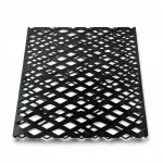 Hot Rolled (Black) Steel Expanded Metal Mesh  [Mazyoon] Thickness 2.3 mm Width 2.44  meter Length 4 meter | Bait Al Tatawor Company