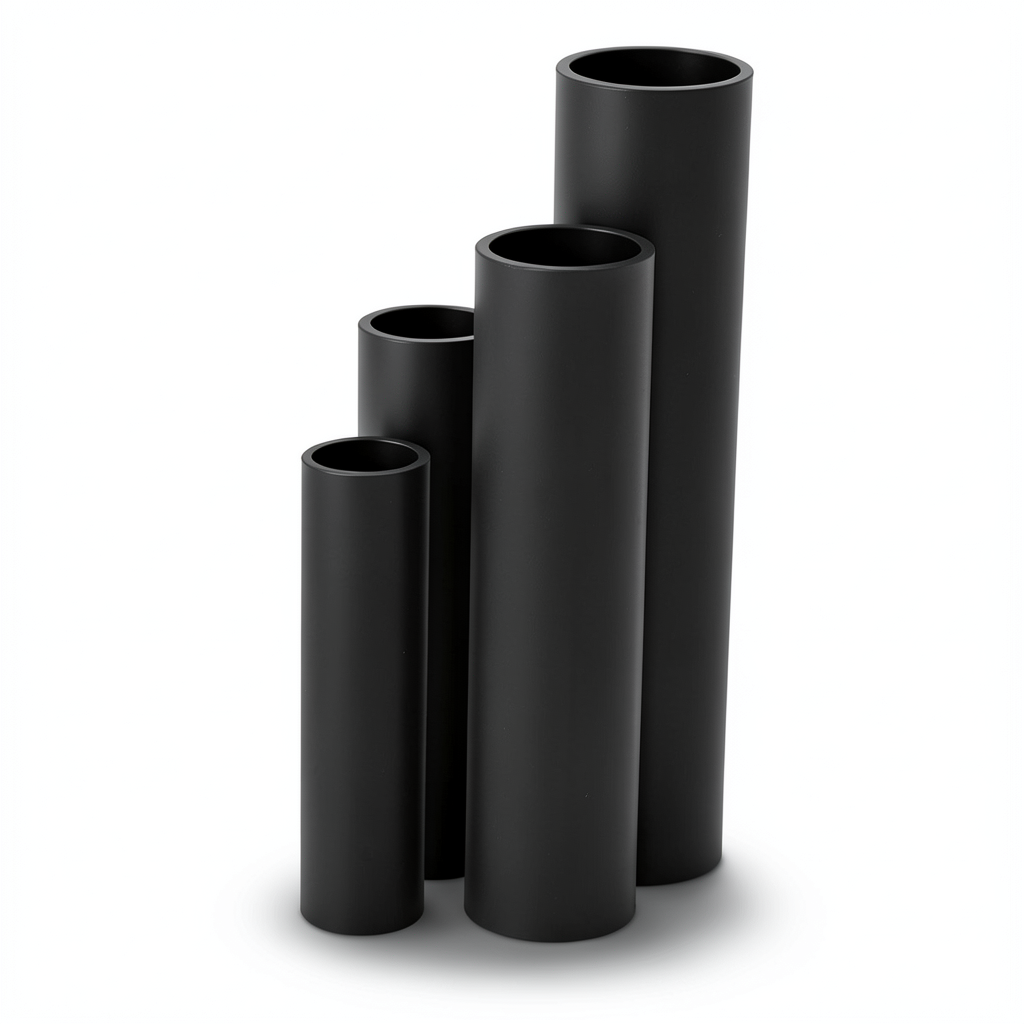 مواسير HDPE SDR 11 قطر خارجي 110 مم سمك 10 مم لون أسود