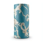 Italian Wallpaper Classic Design Turquoise Color, Size 10m x 0.70m, Model rc16068
