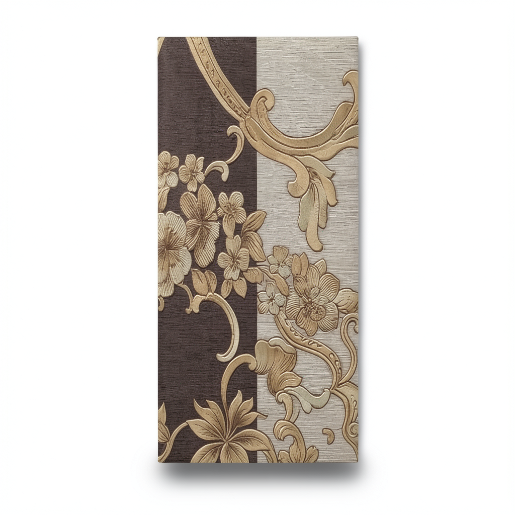 Classic Wallpaper Length 10m, Width 0.70m, Brown With Beige Color