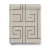Geometric Wallpaper 10m x 0.70m Light Brown, Model Z76014 - Image 1