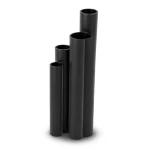 HDPE Pipes SDR 11 Outside Diameter 180 mm Thickness 16.4 mm Black