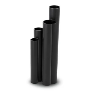 مواسير HDPE نسبة الأبعاد القياسية 11 قطر خارجي 180 مم سمك 16.4 مم أسود