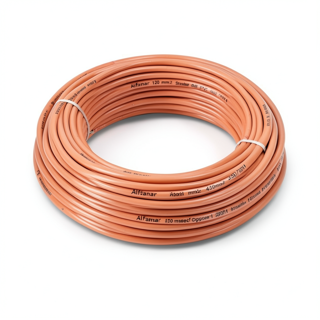 Alfanar 120 mm2 Stranded Copper Wire 450/750V, Heat Resistant PVC Insulated, 300ft | Al Fanar