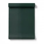 Italian Wallpaper Dark Green Color Plain Design, Size 10mx1.06m, Model 72918