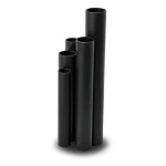 HDPE Pipes SDR 11 Outside Diameter 250 mm Thickness 22.7 mm Black