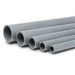 UPVC Pipes Pressure 4 Bar Outside Diameter 500 mm Thickness 9.8 mm Gray