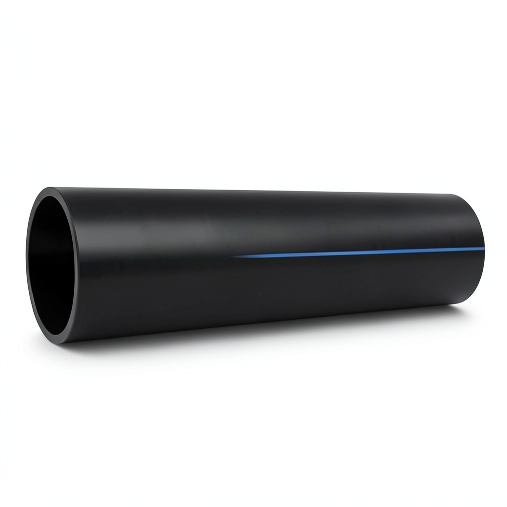 مواسير HDPE نسبة الأبعاد القياسية 26 قطر خارجي 710 مم سمك 27.2 مم لون أسود