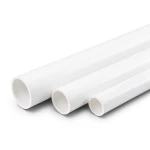 أنابيب UPVC سمك 2.49 مم SDR 17 مقاس 1.25 إنش لون أبيض