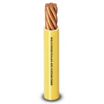 630sq mm Single Wire 450/750V, Stranded Copper Conductor, Heat Resistant PVC Insulated, Yellow | Al Fanar