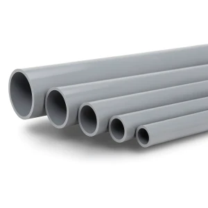 UPVC Pipes Nominal Pressure 10 Bar Outside Diameter 25 mm Thickness 1.5 mm Gray