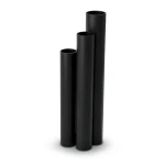 HDPE Pipes SDR 26 Outside Diameter 630 mm Thickness 24.1 mm Black
