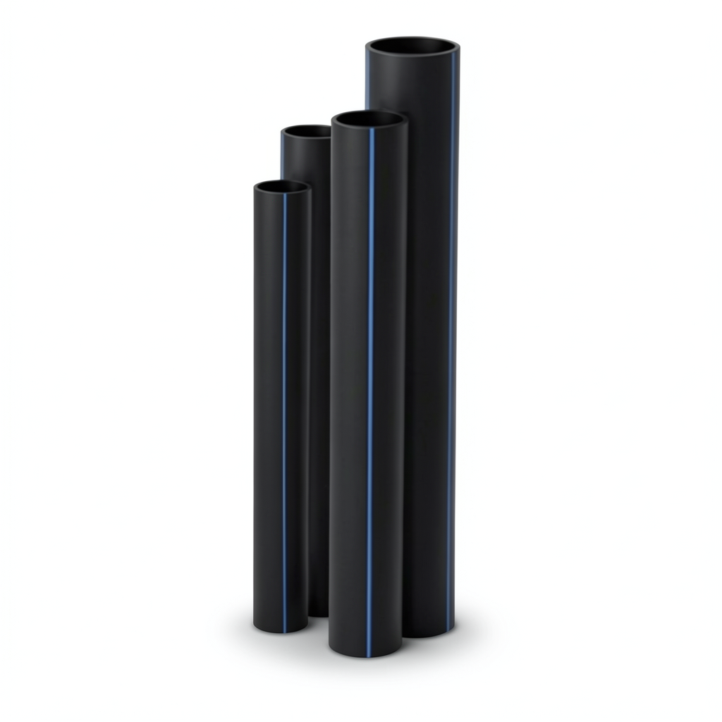 HDPE Pipes SDR 11 Outside Diameter 20 mm Thickness 1.9 mm Black