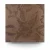 Floral wall covering brown color, length 10m, width 1.06m, model 700050