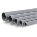 UPVC Pipes Nominal Pressure 10 Bar Outside Diameter 50 mm Thickness 2.4 mm Gray
