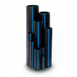 Sappco HDPE Pipe   PE 100  Size (OD) 125 mm Thickness 4.8 mm Black Color