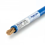 PVC Insulation Stranded Copper Single Wire, 6mm2 Cross Section, 450/750 Voltage Rating, Blue Color | Riyadh Cables