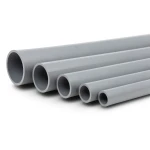 UPVC Pipes Nominal Pressure 10 Bar Outside Diameter 75 mm Thickness 3.6 mm Gray