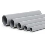 UPVC Pipes Nominal Pressure 2 Bar Outside Diameter 180 mm Thickness 1.8 mm Gray