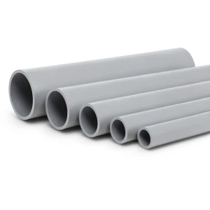 UPVC Pipes Nominal Pressure 2 Bar Outside Diameter 180 mm Thickness 1.8 mm Gray