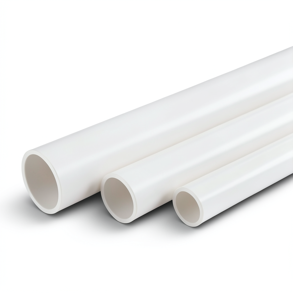مواسير UPVC مقاس 4 أنش سمك 5.43 مم SDR 21 لون أبيض