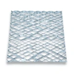 Galvanized Steel Expanded Metal Mesh Thickness 1.7 mm Width 1.22 M Length 2 M