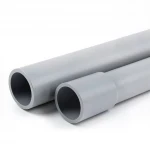 UPVC Pipes NPF Brand For Electrical Systems  EPC 40  Size 1/2 inch Thickness 2.77 mm Gray Colour