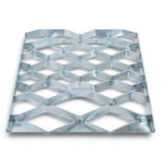 Galvanized Steel Expanded Metal Mesh [Mazyoon] Thickness 1.7 mm Width 1.22 m Length 4 m
