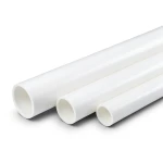 أنابيب UPVC سمك 2.49 مم SDR 17 مقاس 1.25 إنش لون أبيض