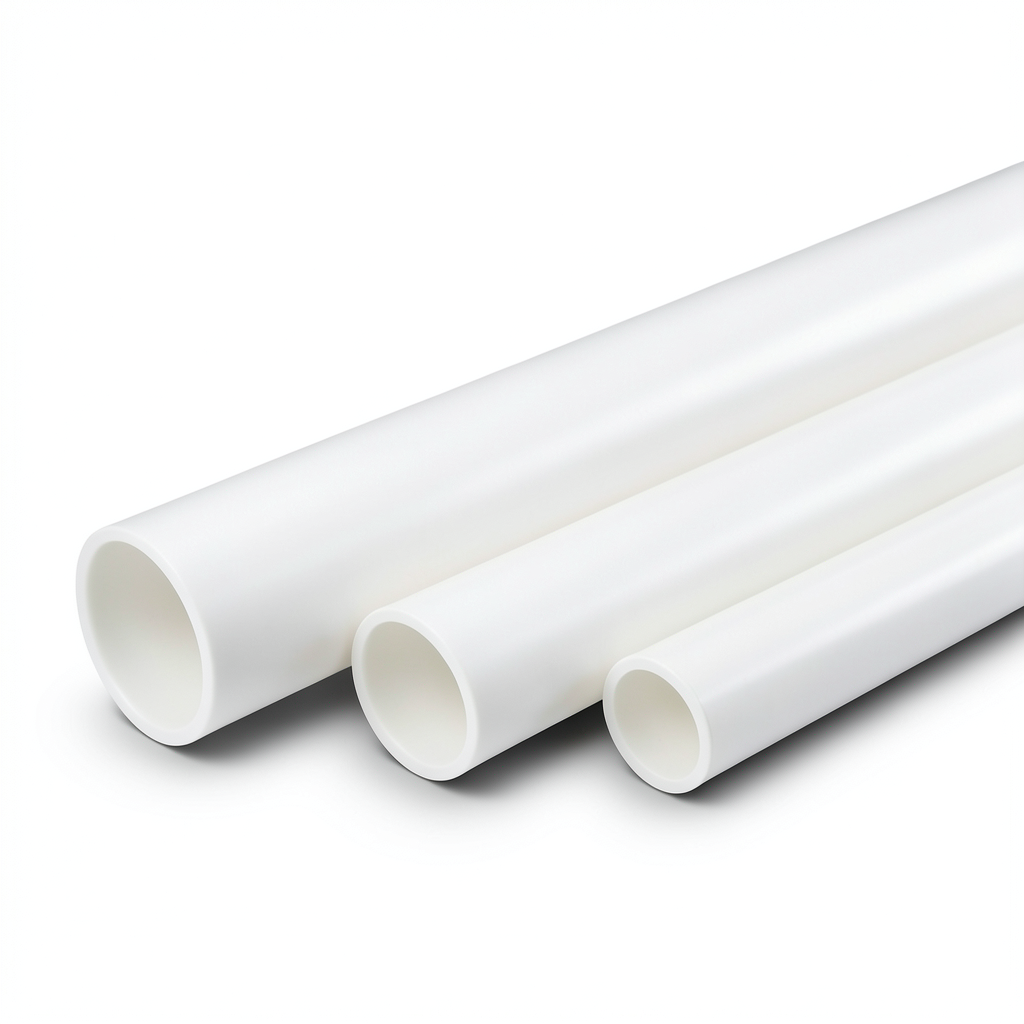 أنابيب UPVC سمك 2.49 مم SDR 17 مقاس 1.25 إنش لون أبيض