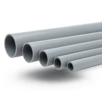أنابيب UPVC ضغط اسمي 10 بار قطر خارجي 32 مم سمك 1.8 مم لون رمادي
