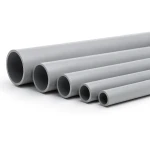 أنابيب UPVC ضغط 10 بار قطر خارجي 50 مم سمك 2.4 مم لون رمادي